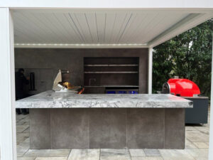 Outdoor kitchen project in Ascot