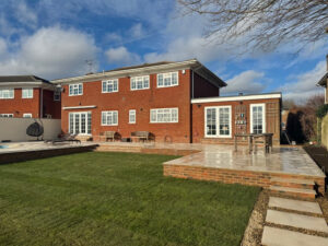 Landscaping patio and garden project in Windsor